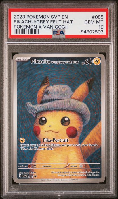 Pikachu with Grey Felt Hat #85 — PSA 10