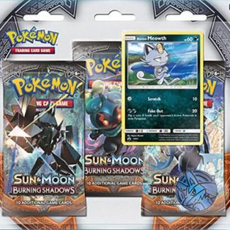 Pokémon TCG: Sun & Moon — Burning Shadows 3 Pack Blister [Alolan Meowth]