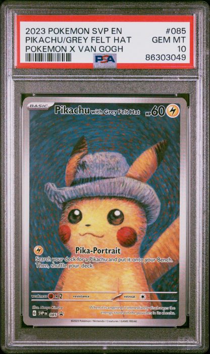 Pikachu with Grey Felt Hat #85 — PSA 10