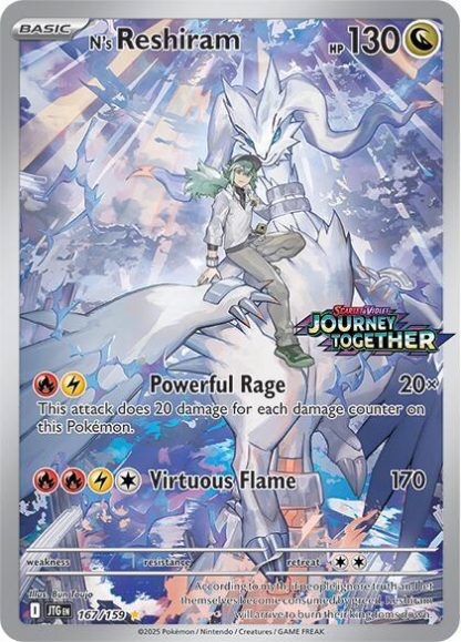 N's Reshiram #167 [Stamped]