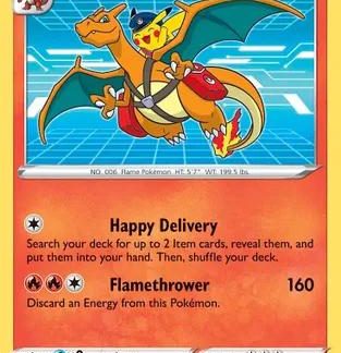 Special Delivery Charizard #SWSH075 — BECKETT 8.5